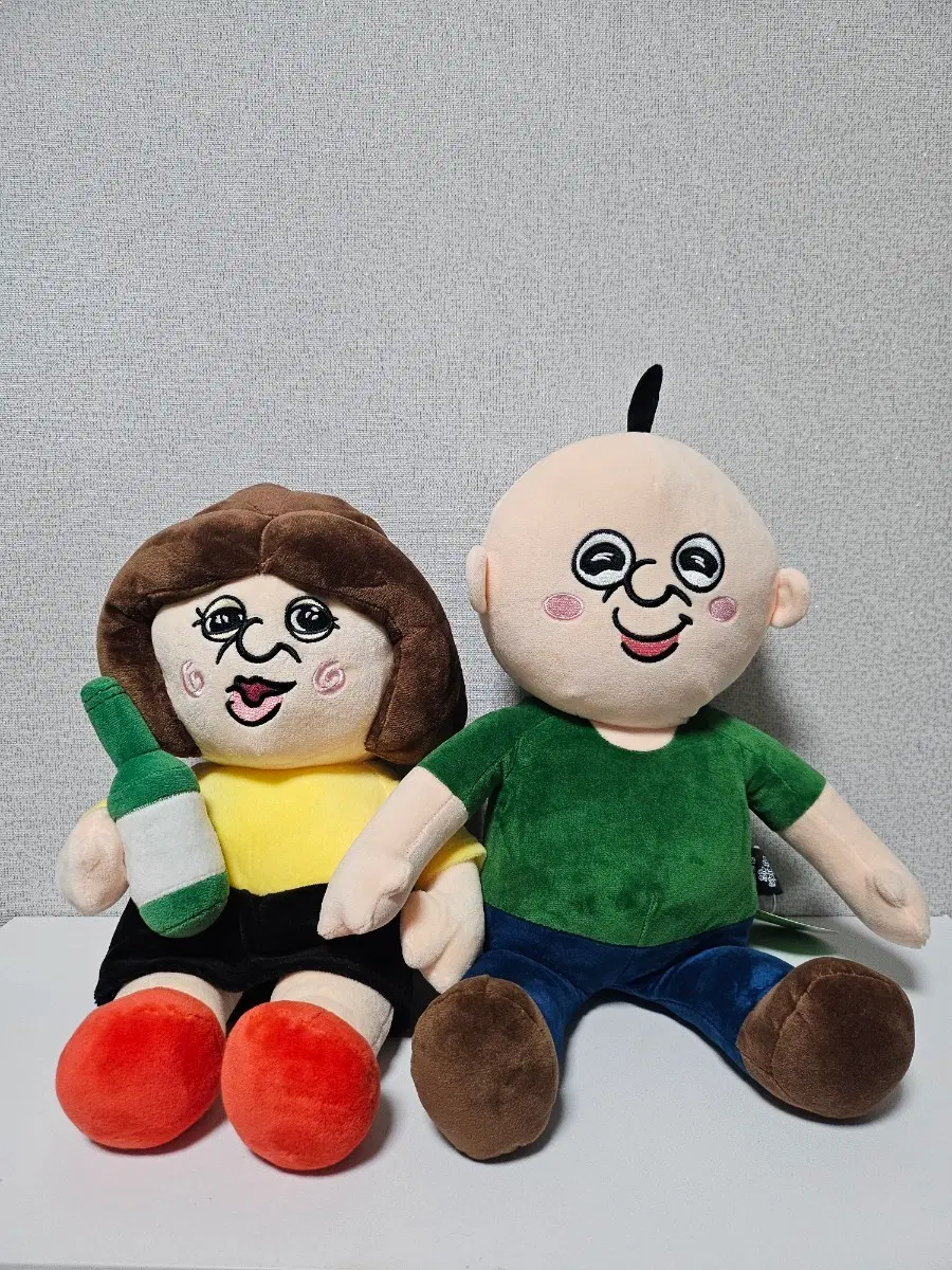 정품 빵빵이 옥지 커플 인형 중형 옥지는 백팩도 가능