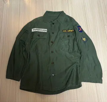 60's 미군 OG-107 유틸리티 셔츠 퍼티그 셔츠