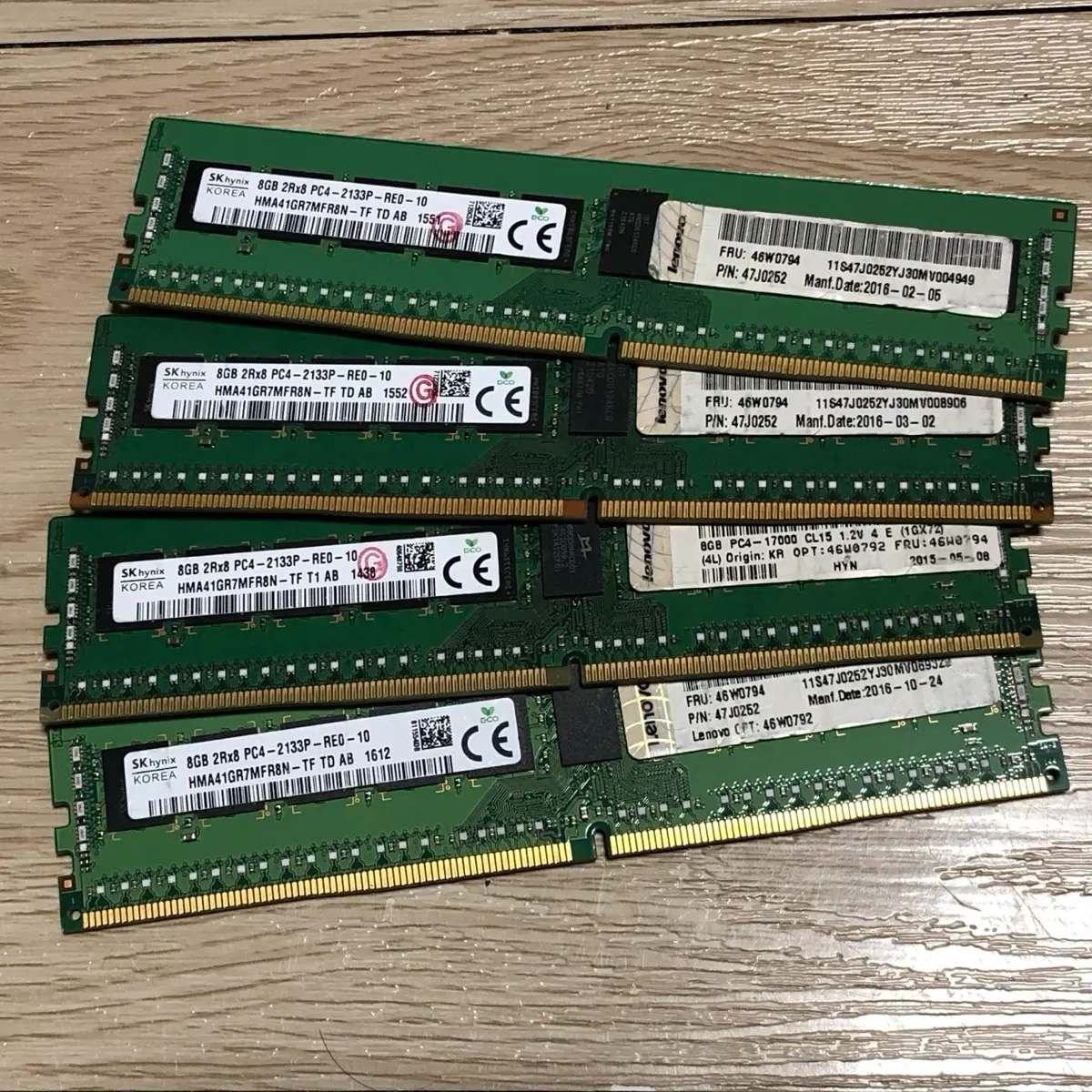 하이닉스 DDR4 서버용 ECC 메모리 8GB x 4개 (총 32GB)