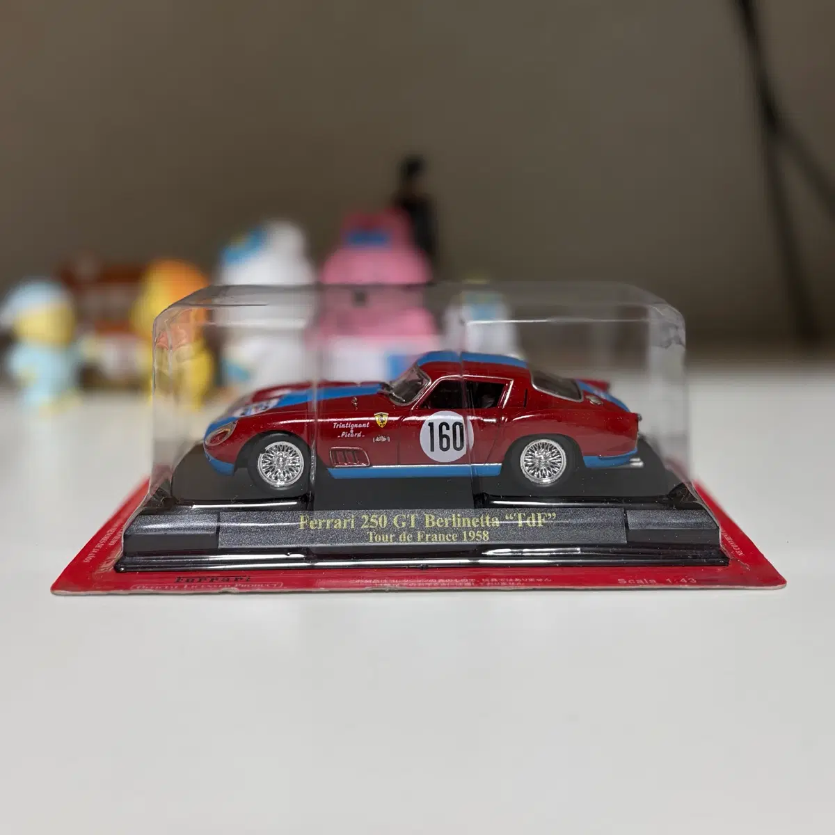 1:43 페라리 250 GT 베를리네타 TdF 1958 빈티지 레이싱 다이캐스트