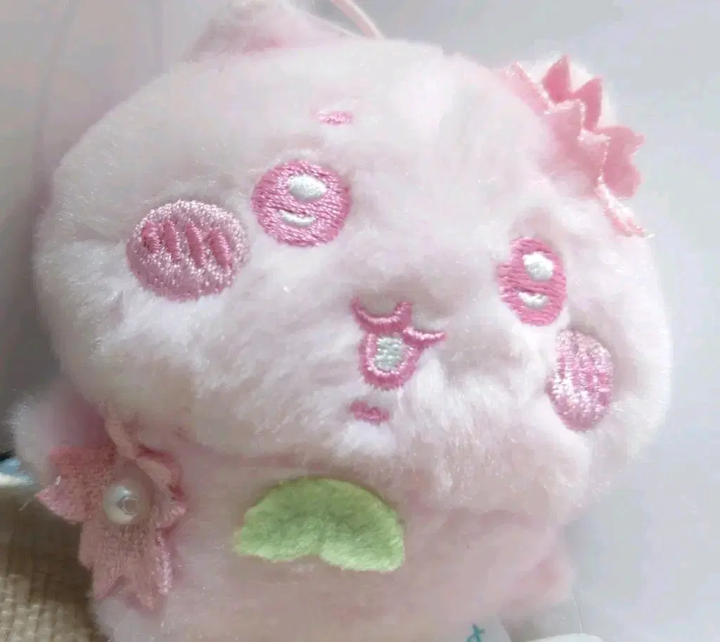 벚꽃 치이카와 인형 키링