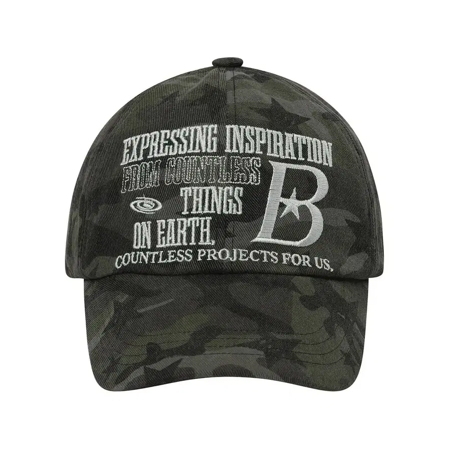 바우프 BAUF B LOGO 볼캡 모자 스타 카모