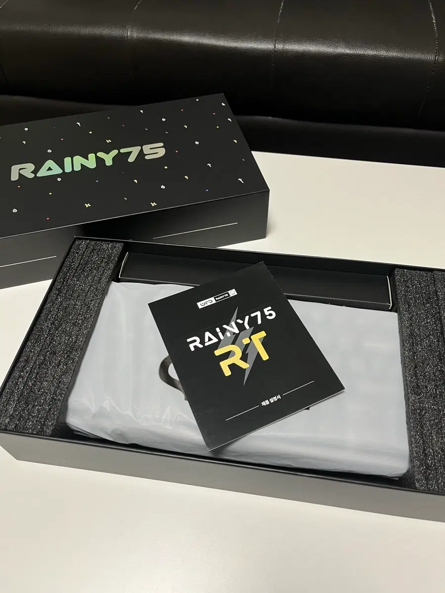 [새상품] WOB Rainy75 RT 풀 알루미늄 키보드 딥스페이스그레이