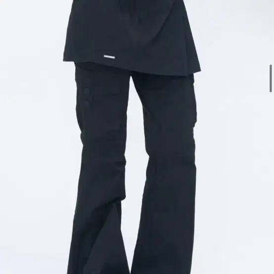 미세키서울 Hidden layered pleats mini skirt BLACK
