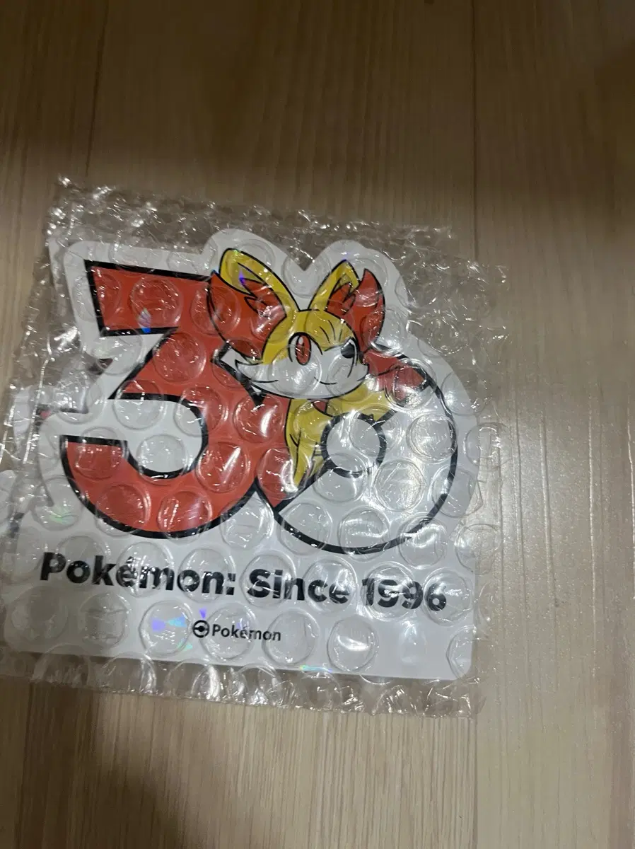 30주년 포켓몬 스티커 푸호꼬