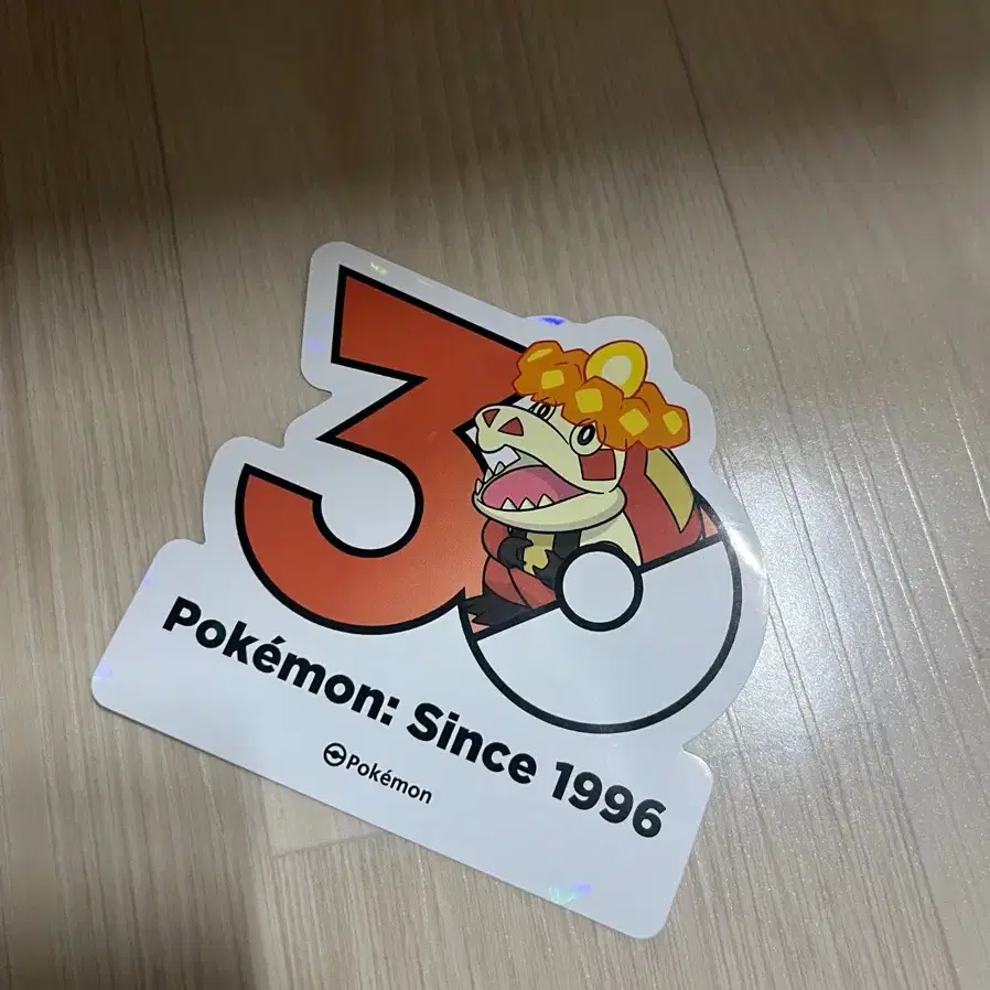 30주년 포켓몬 스티커 악뜨거