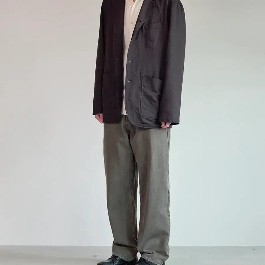 새제품 L) 마이라이브러리 319 블레이저 다크월넛