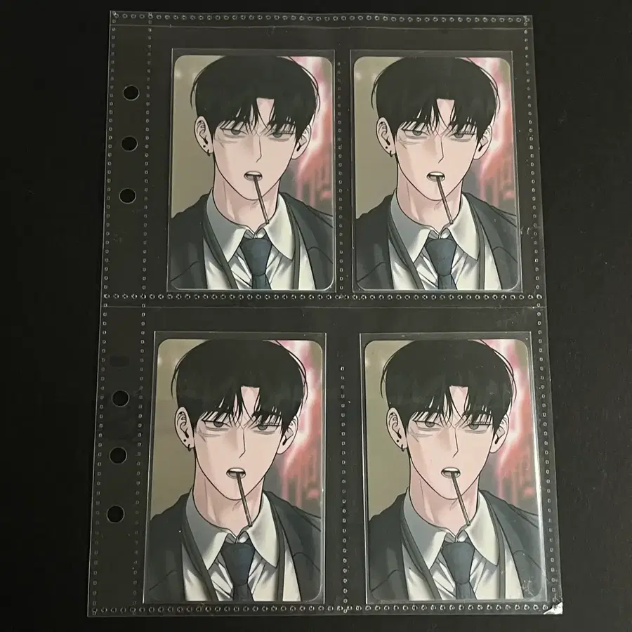 월요일의 구원자 윤원 컬렉션 포토카드 포카 4장 일괄