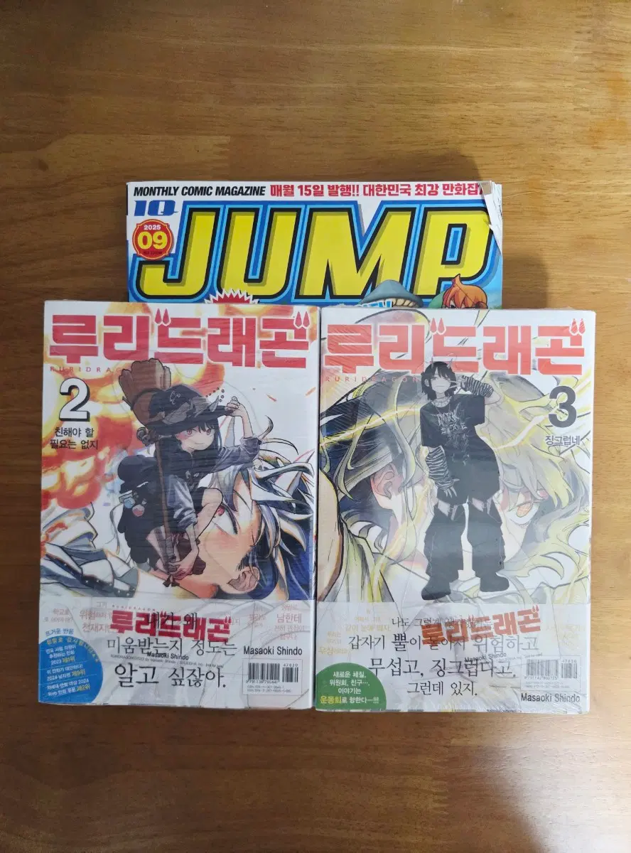 루리드래곤 미개봉 초판 2~3권, 점프