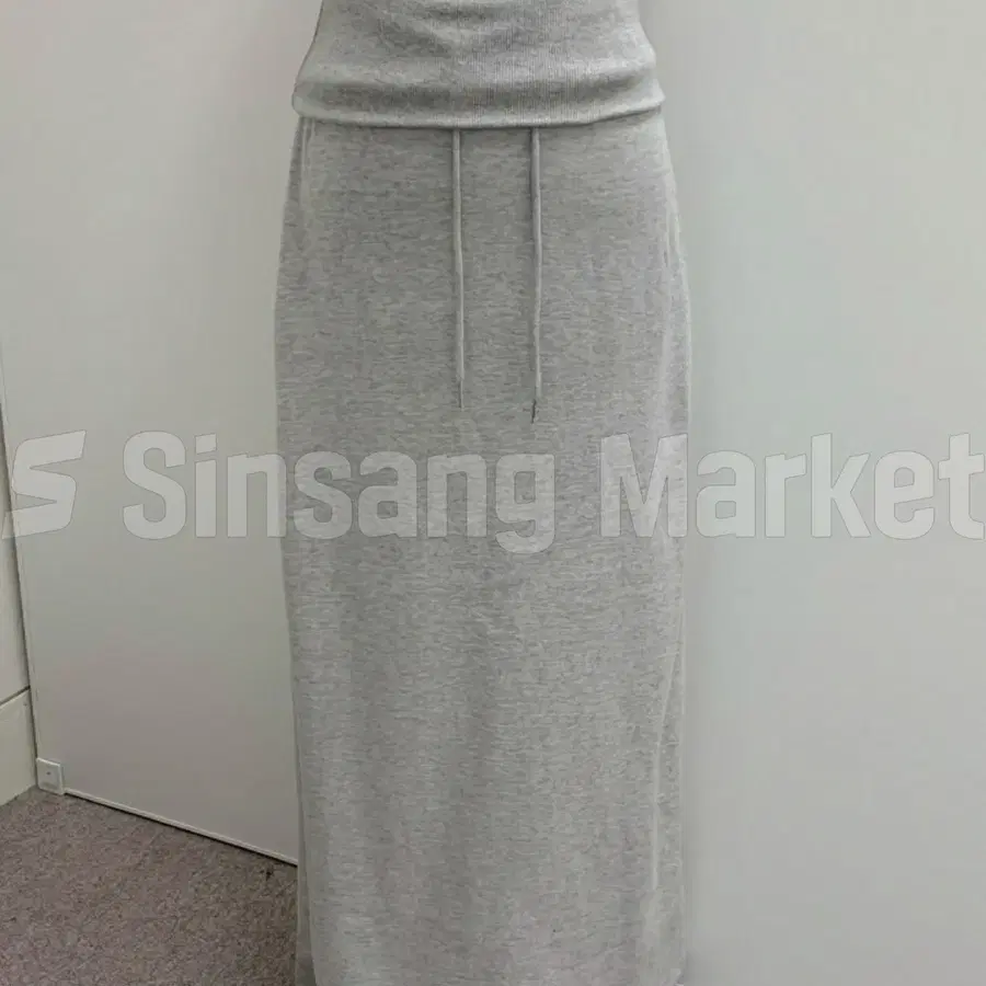 [빠른발송] 가을 폴딩 롱 스커트 시보리폴딩 골반커버 데일리