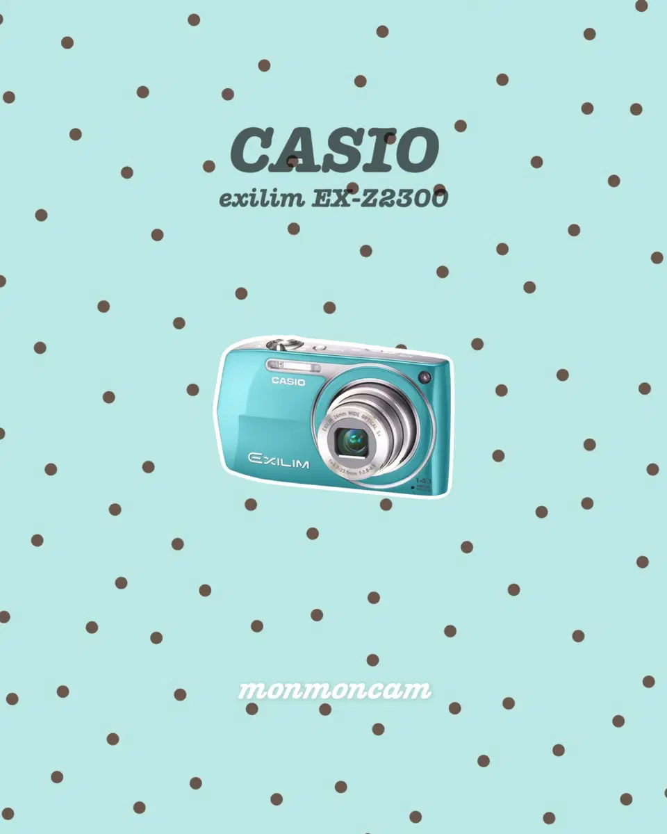 [모카] 카시오 엑슬림 ex-z2300 민트 디카 Casio