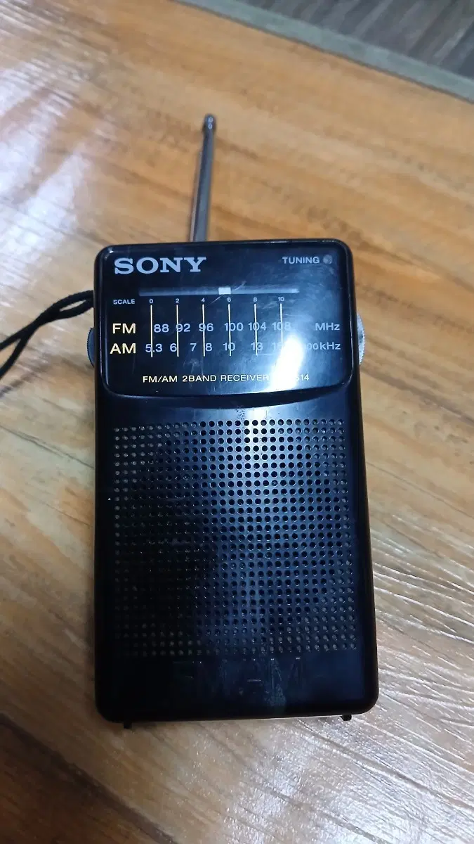 소장용 수집가용 고장 소니 FM/AM 2밴드 휴대용 라디오 14