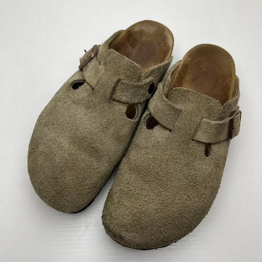 Birkenstock Boston Suede Soft Footbed