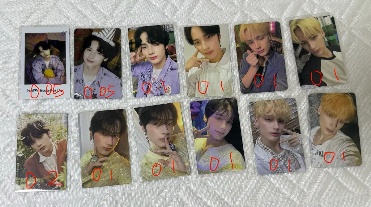투바투 투모로우바이투게더 txt TXT 휴닝카이 포토카드 포카 양도