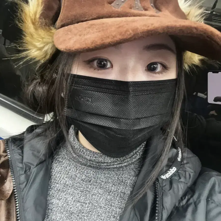 mlb 털 귀마개 야구모자 y2k 스타일