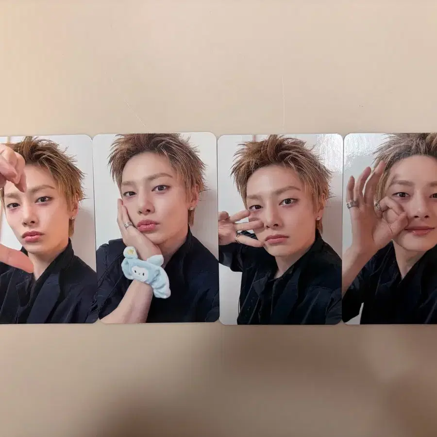 아이엔-포카4장 일괄)서울 런잇콘서트 입장기프트 멤버별 셋트 지니렛 뽁아리 울프찬