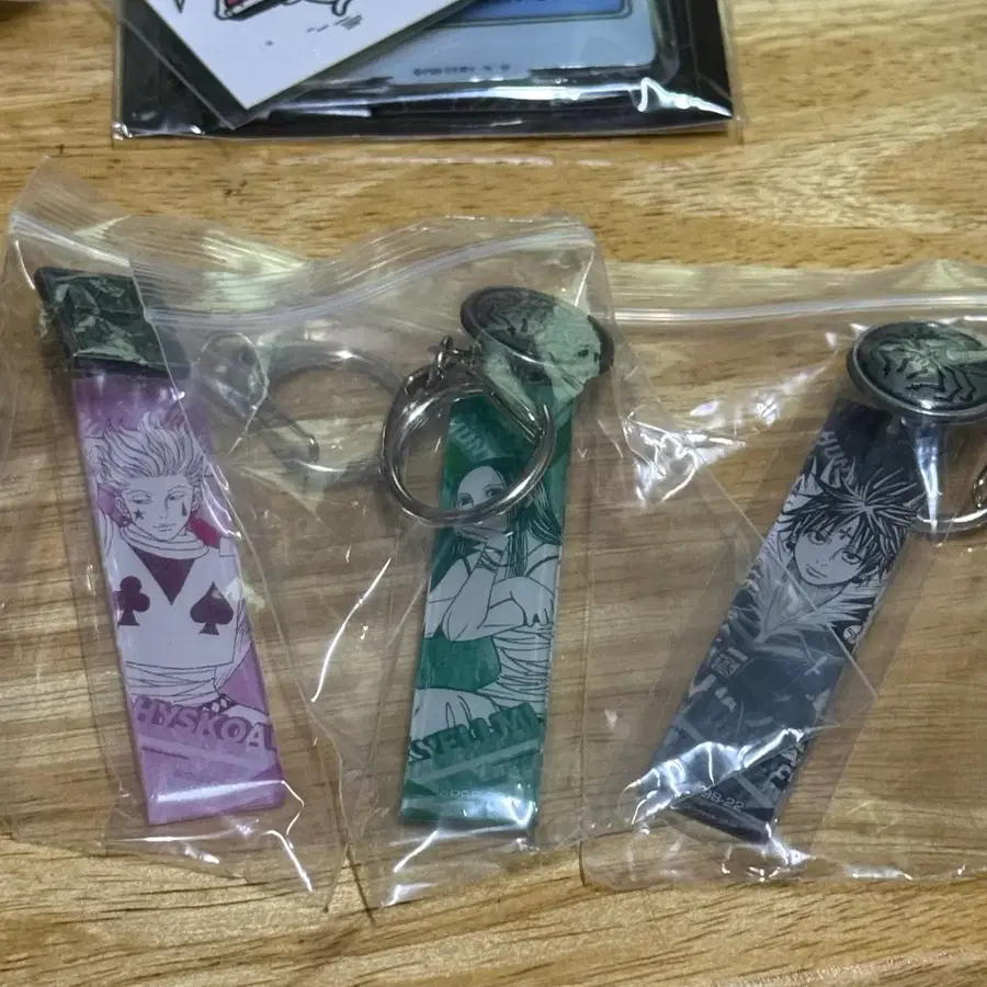 헌터헌터 토가시전 키링 히소카 이르미 클로로 어덜트리오 세트