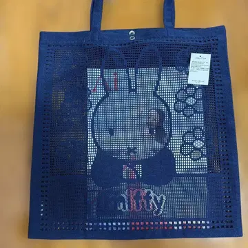 미피 모티브 긴자와 레이스 토트백