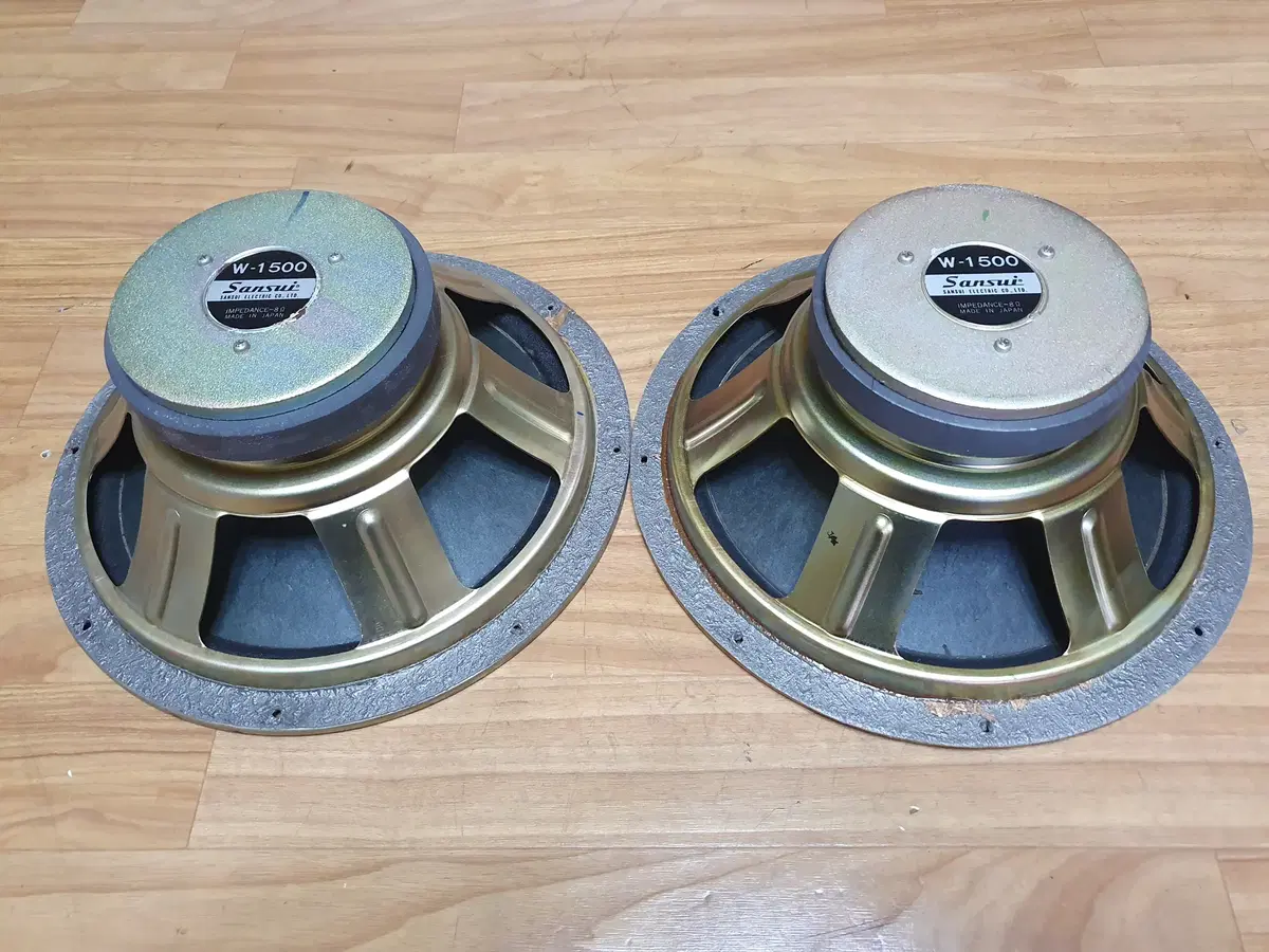 산수이 SANSUI W-1500 12인치 우퍼 1조 오리지널