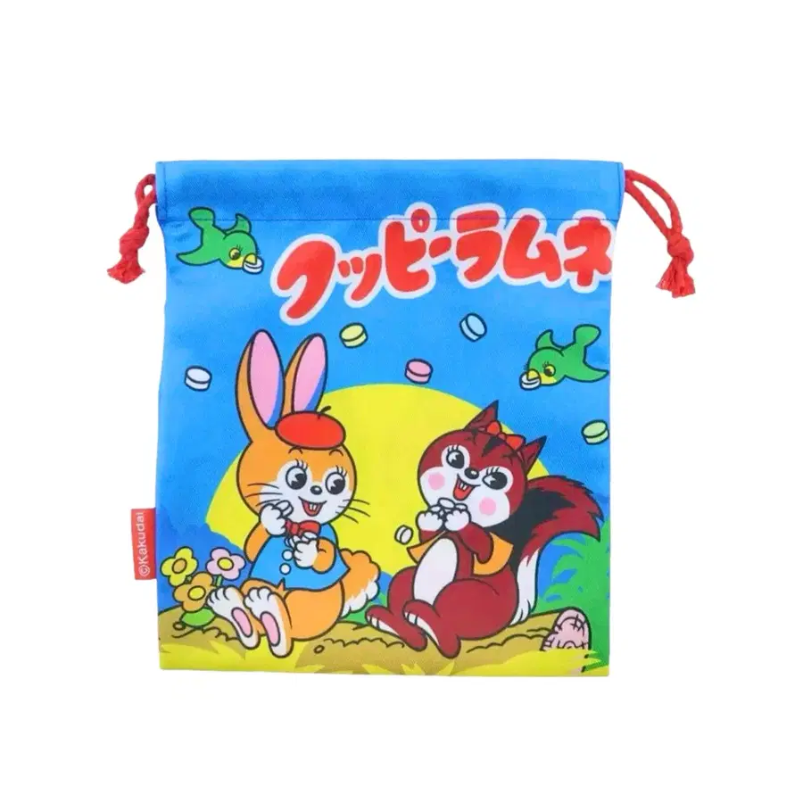 쿠피라무네 레트로 조리개 스트링 파우치