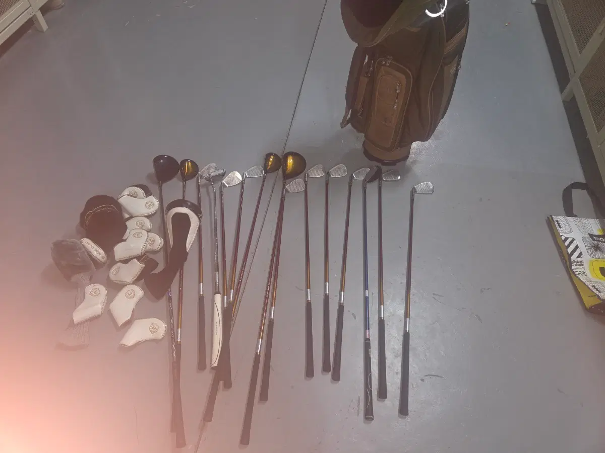 젝시오7오디세이하무라 골프채 15개+캐디백 일괄 40만