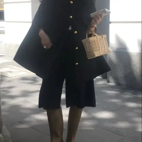 파르벵 Cottage Wool Cape Gray + 팬츠 셋트
