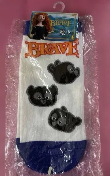 Disney BRAVE 양말 삭스 메리다와 마법의 숲 곰 메리다