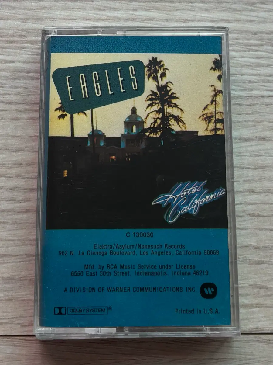 이글스 EAGLES Hotel California 호텔 캘리포니아 카세트 테이프 미국 클럽 에디션 앨범 음반