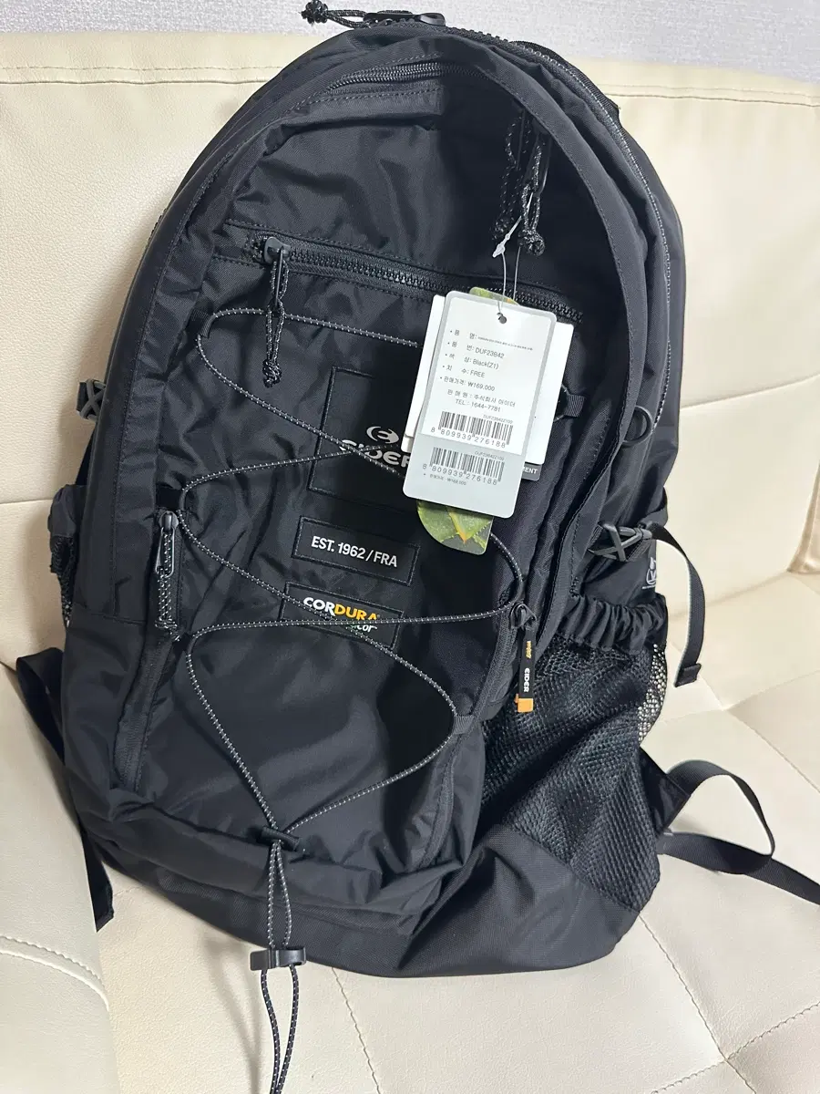(새상품) 아이더 CORDURA ECO DUF23B42 블랙 백팩