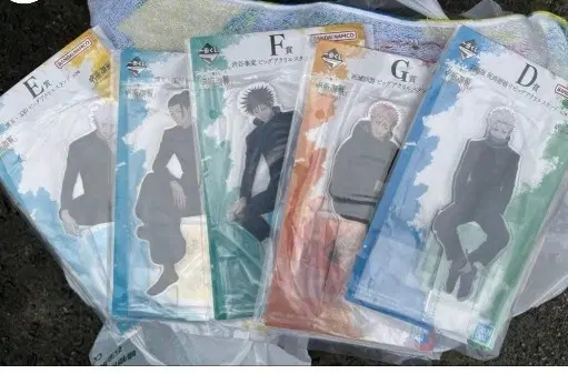 주술회전 5주년 파이널 쿠지 빅 아크릴 고죠 게토 메구미 유지 토게 나나미 유타 쵸쇼우