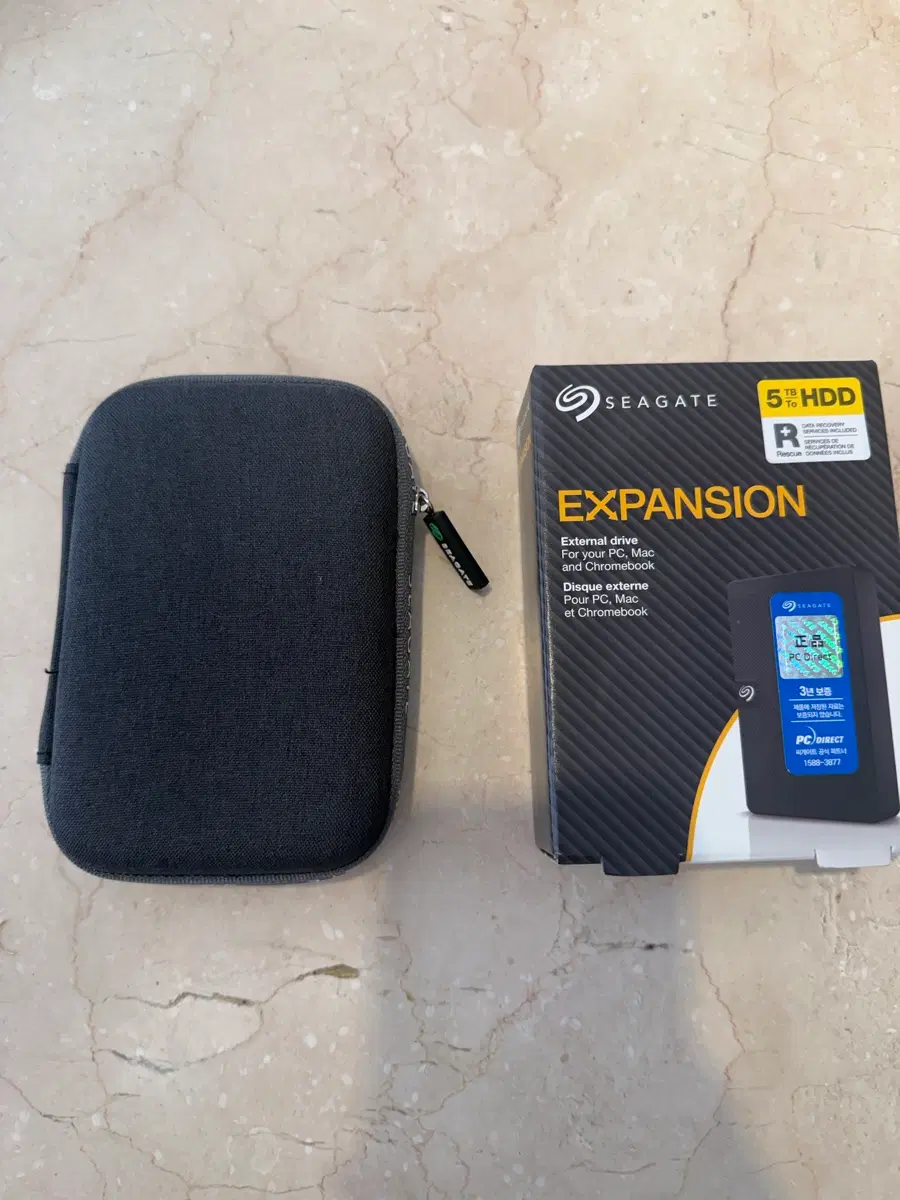 씨게이트 Expansion 2TB 외장하드 파우치 포함