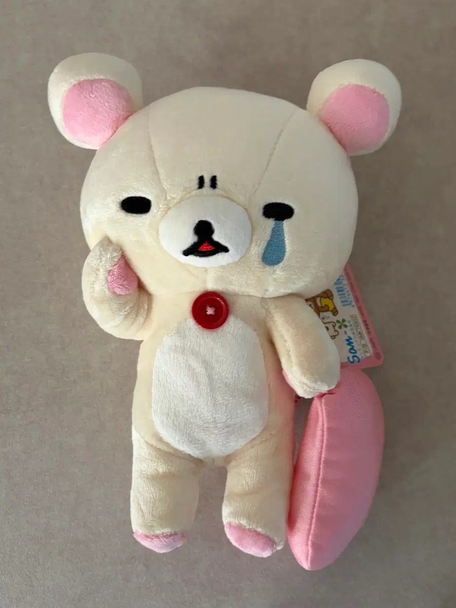 추석할인) 택O,상태최상)고전 와루이유메 울고 있는 우는 코리락쿠마 인형 누이구루미 눈물