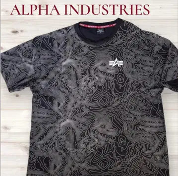 ALPHA INDUSTRIES 알파 인더스트리즈 등고선 올 패턴 3L