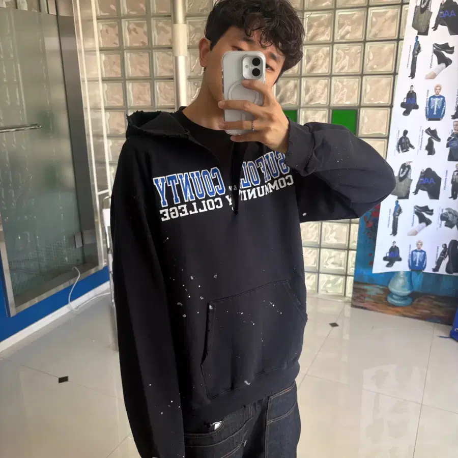 JOHNBULL 존불 vintage crash parka