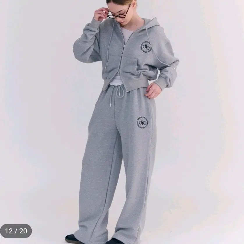 오리픽 트레이닝 셋업 ORIPIC CIRCLE LOGO 2 WAY HOOD ZIP- UP & PANTS