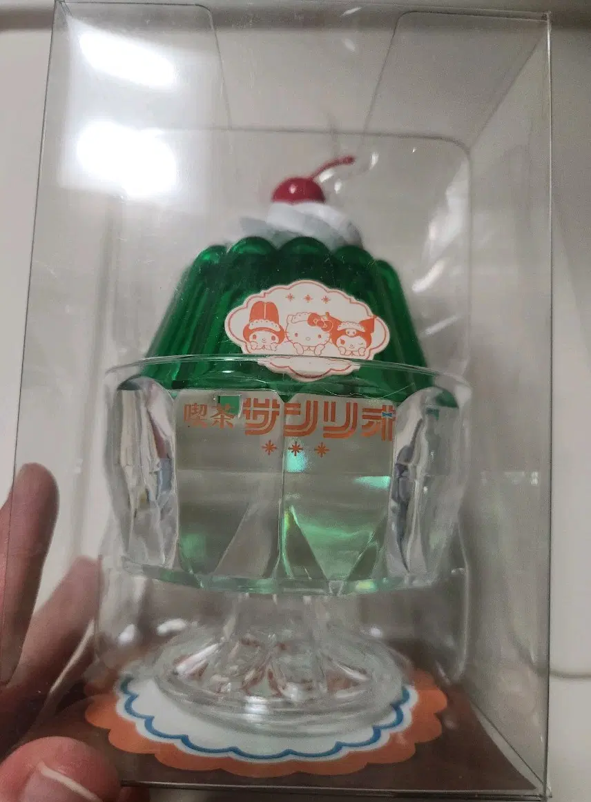 산리오 킷사 메론소다 푸딩 소품함 (미개봉)