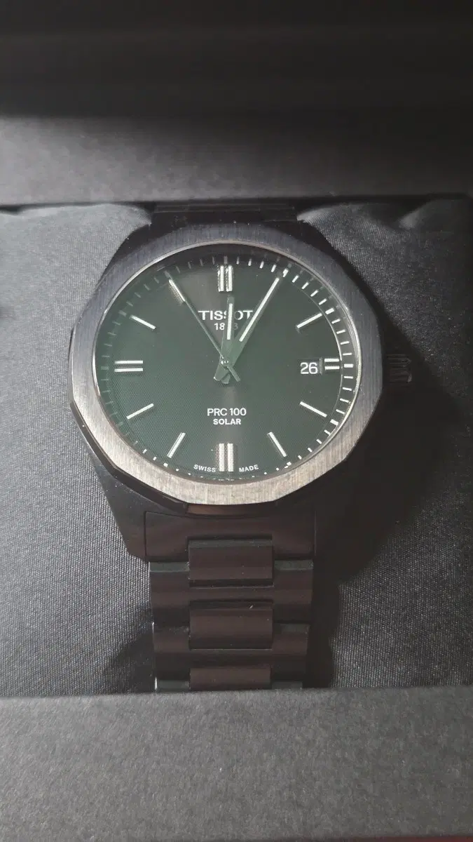 [정품] 티쏘 PRC 100 SOLAR BLACK 판매(풀박)