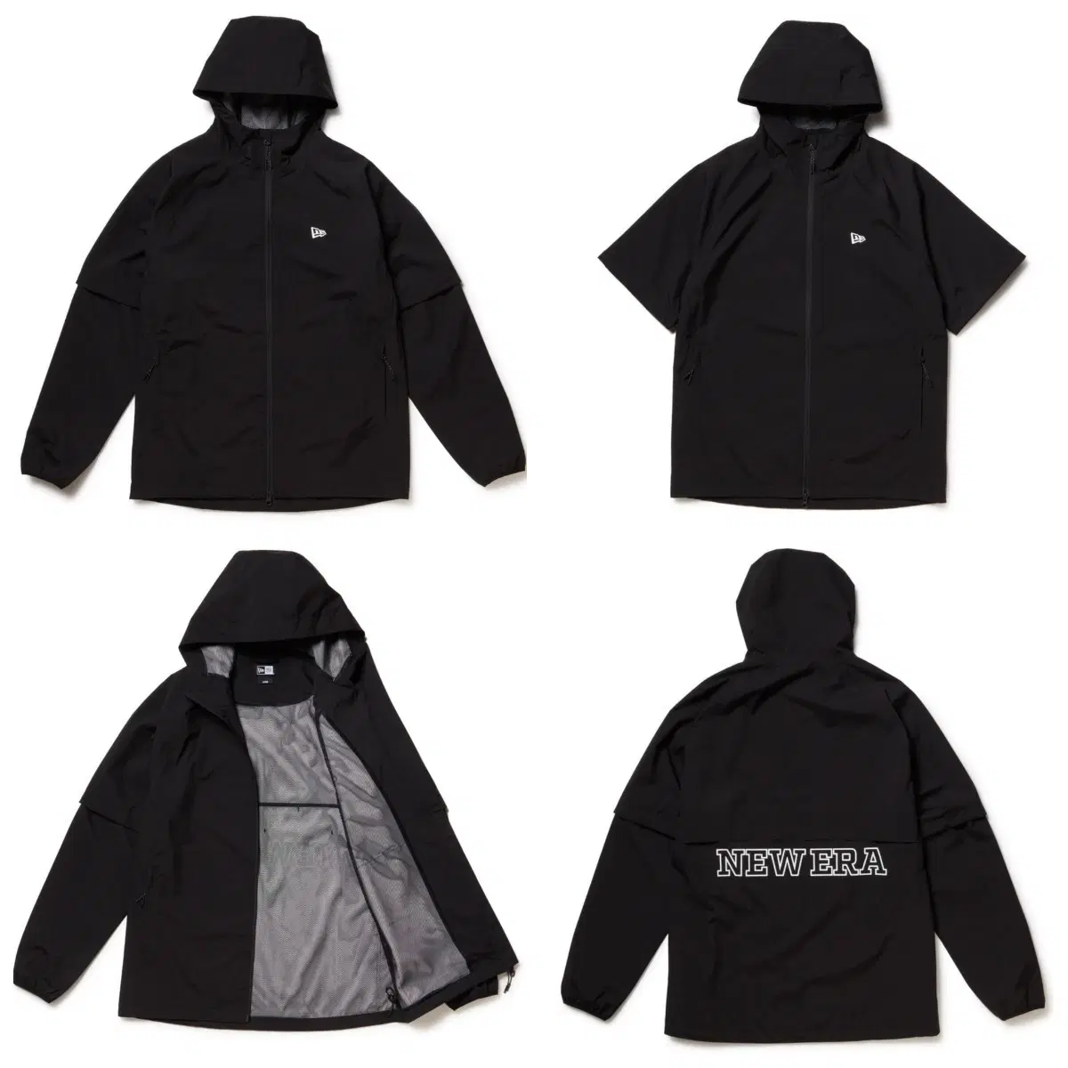 2WAY레인자켓(반팔/긴팔 둘 다 가능)2XL[뉴에라]골프