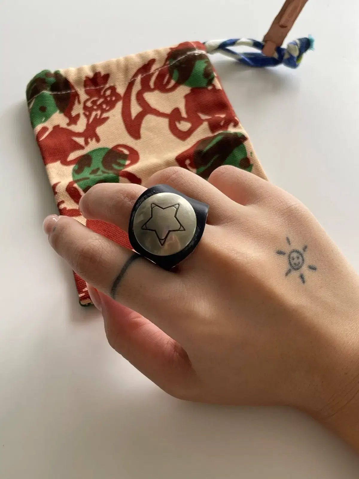 Beams 빔스 yuketen leather ring