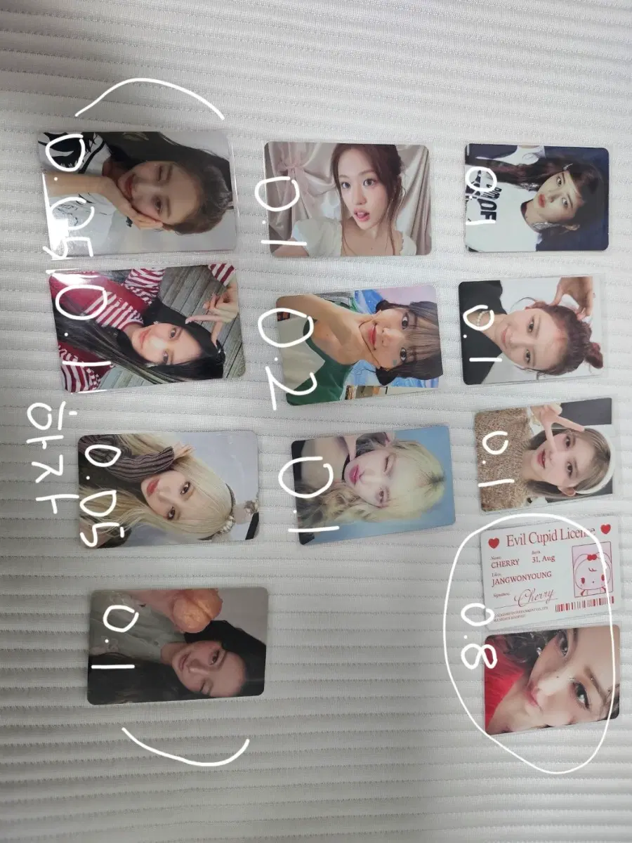 Ive photocards, 7 types, bulk, etc.