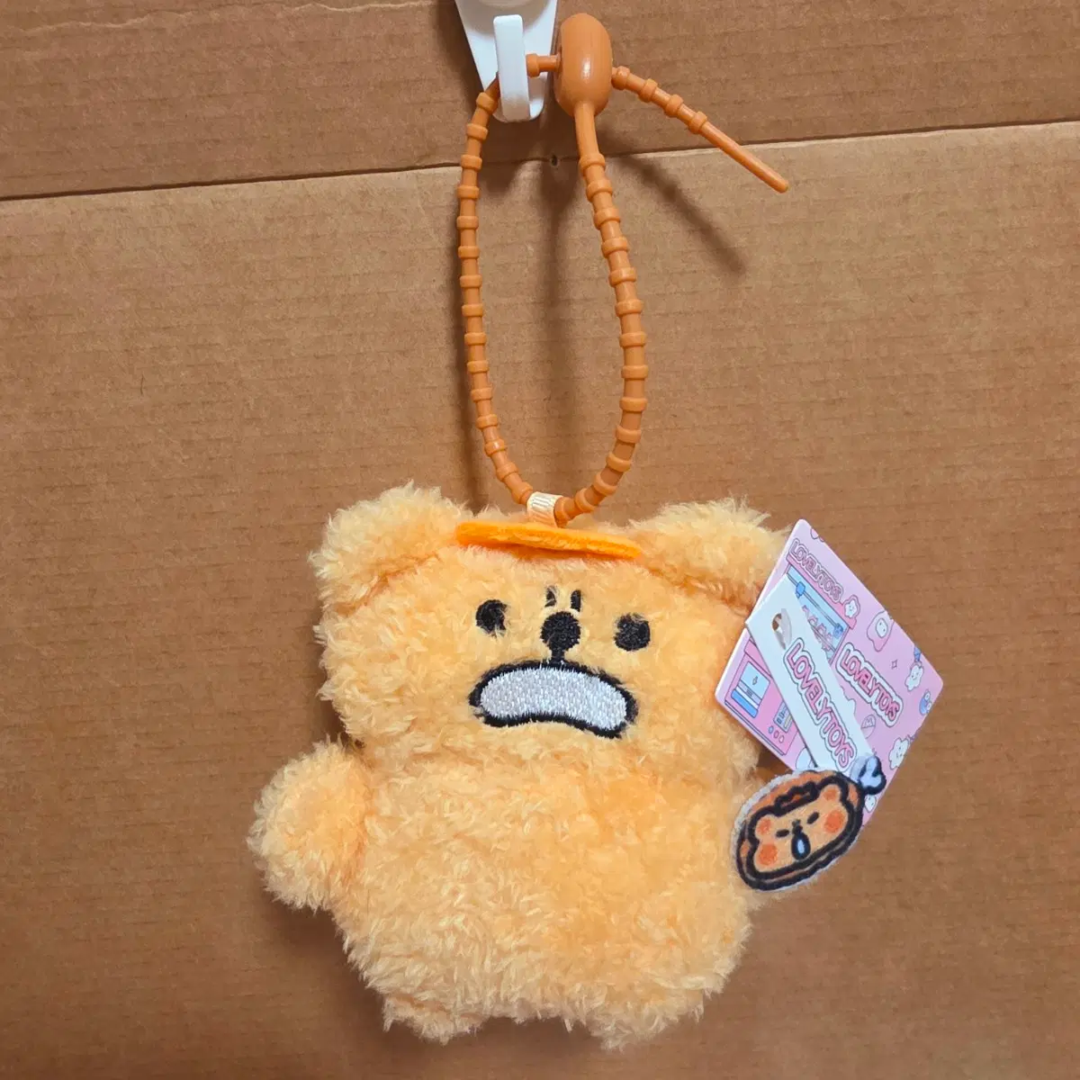뽀글이 동물 인형 키링 새상품