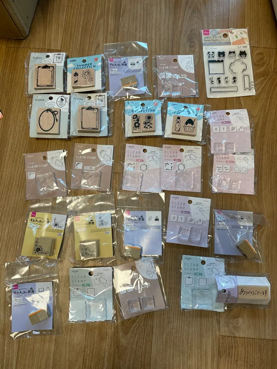 스탬프 다꾸 클리어스탬프 액자플레임 코너 디자인 프레임