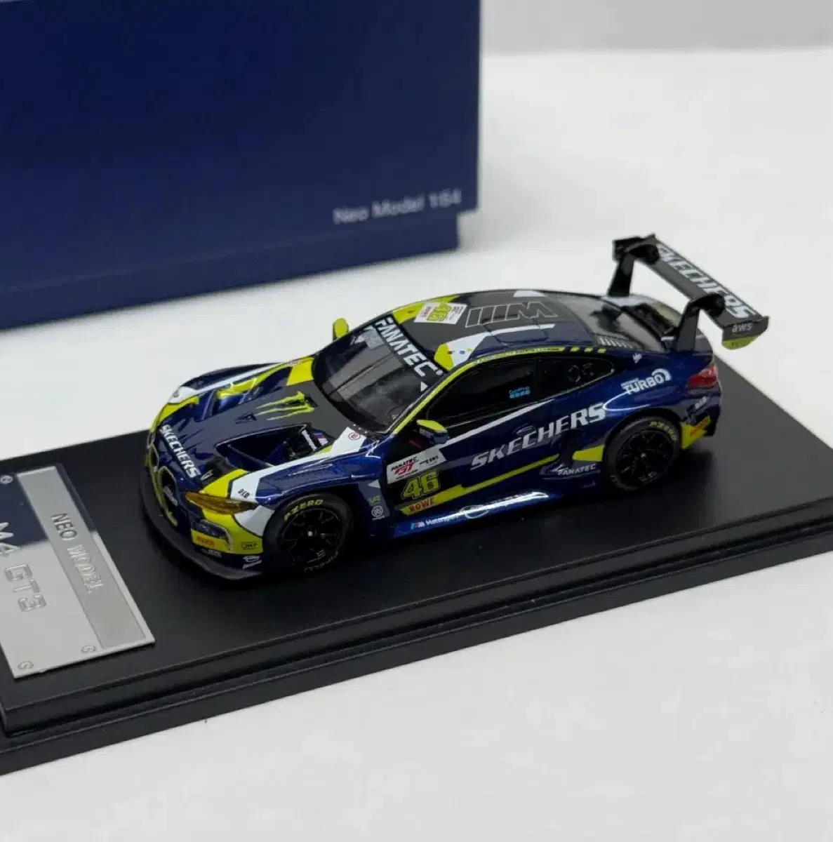 1:64 BMW M4 GT3 46번 발렌티노 로시 다이캐스트