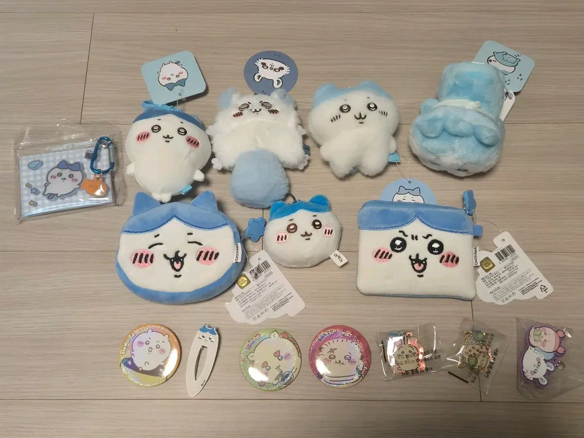 하치와레 치이카와 모몽가 인형 일괄