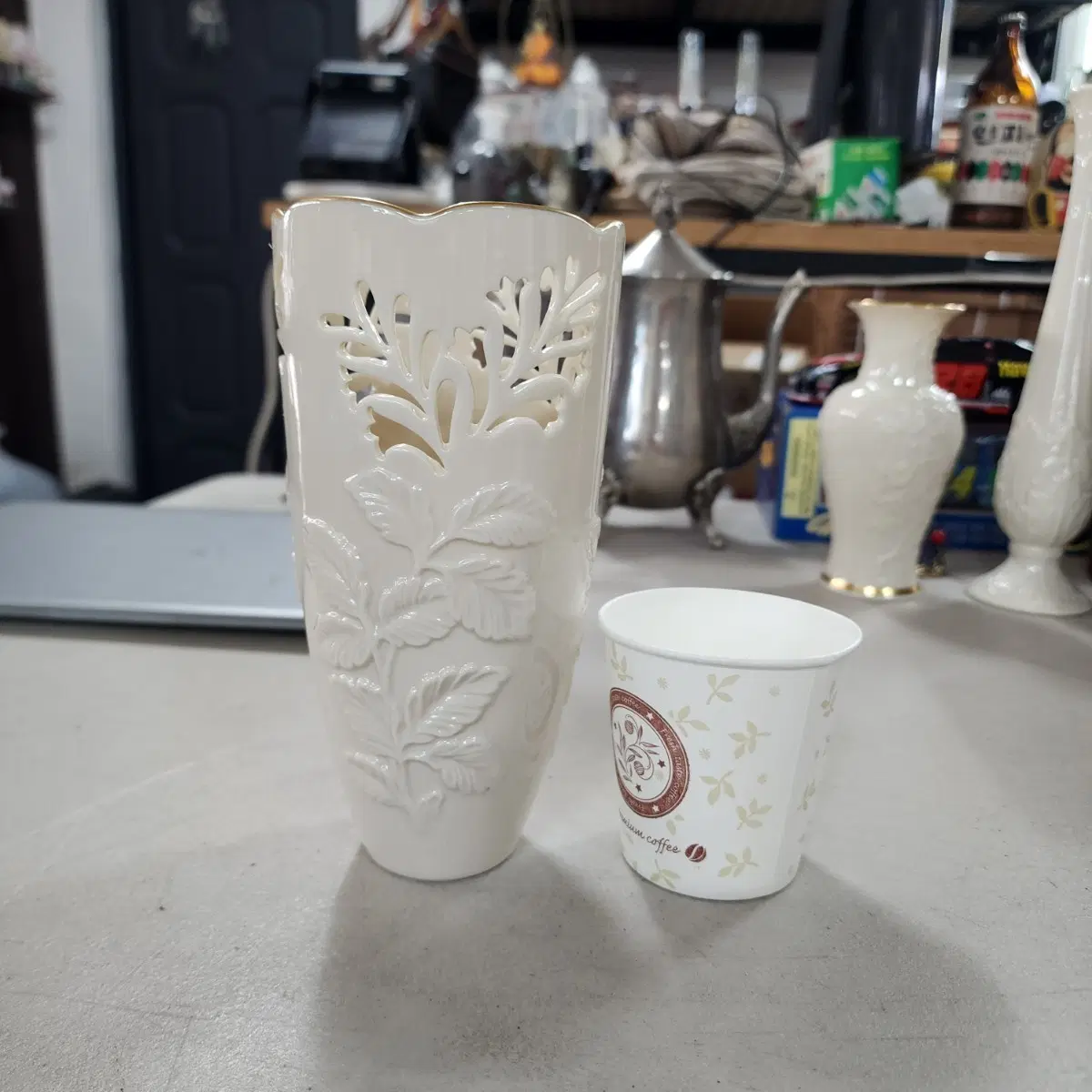 USA 투각 레녹스 LENOX 높이17.4cm 24K골드27000원 상태좋음