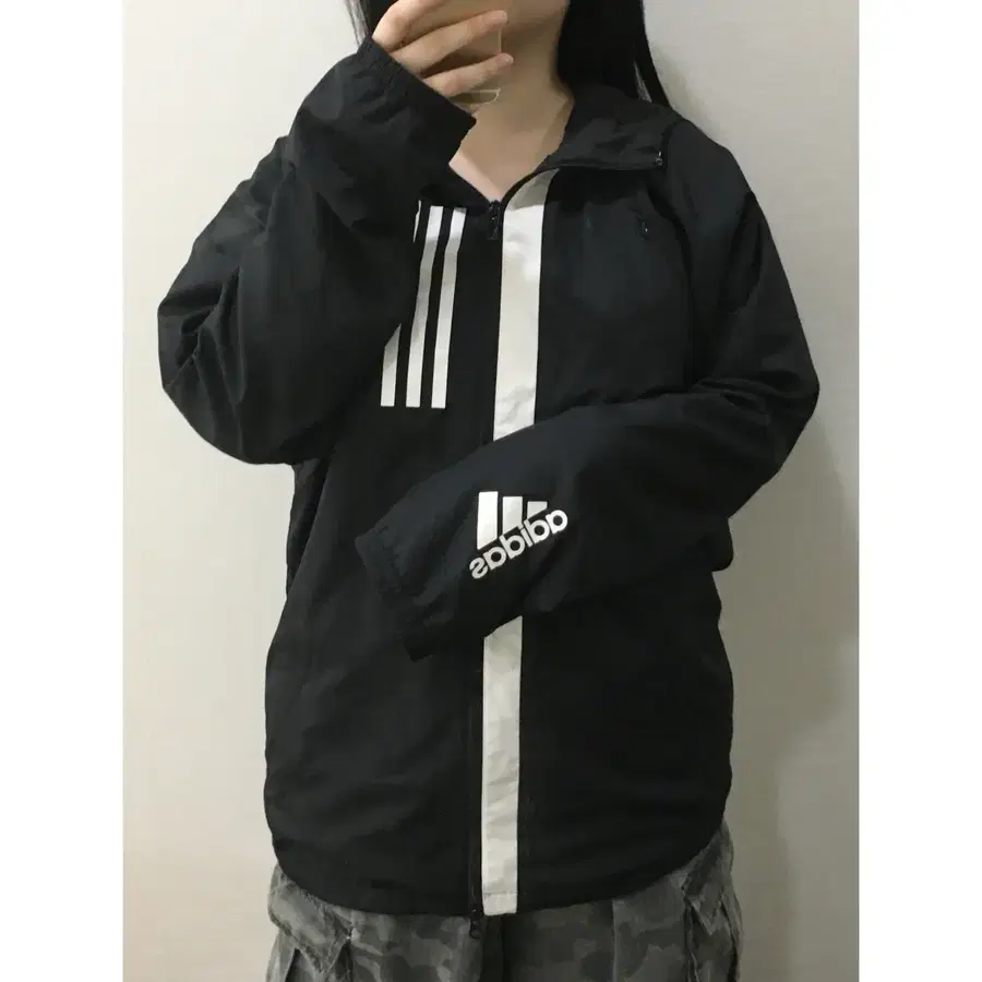 아디다스 트레이닝 바람막이 L