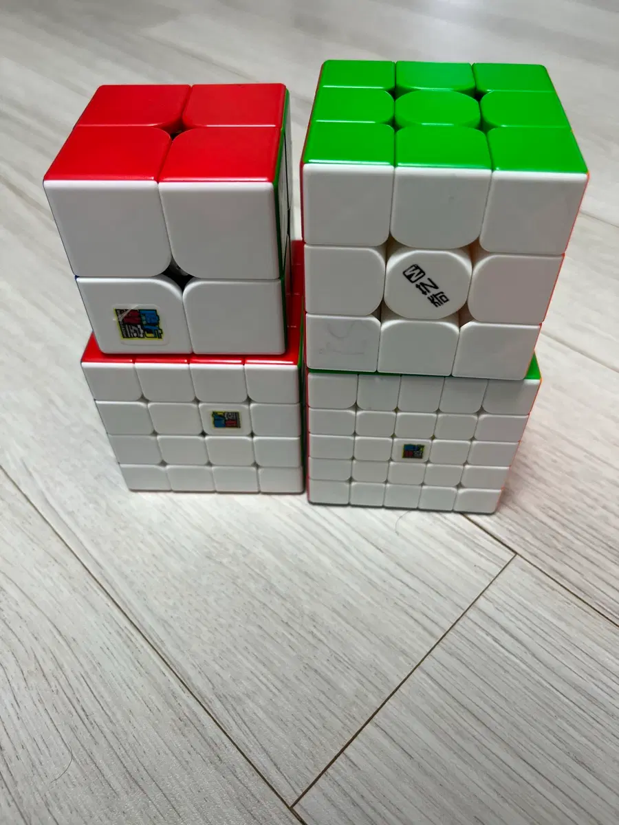 2X2,3X3,4X4,5X5 자석 큐브 세트