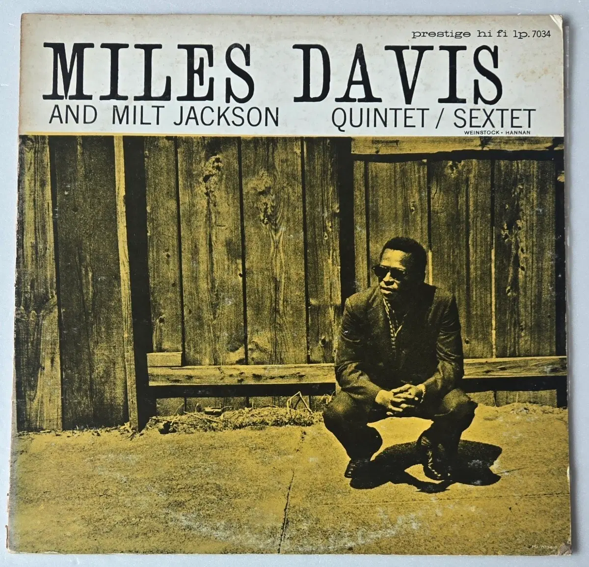Miles Davis & Milt Jackson - Quintet / Sextet LP ( Prestige 일본 Victor 1972 MONO )
