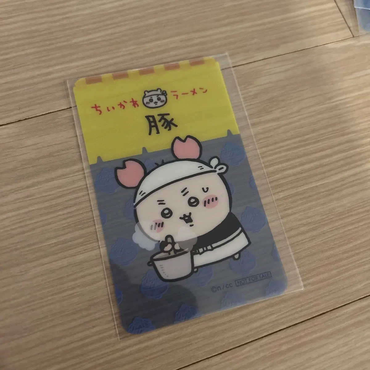 치이카와 먼작귀 카니 라멘 포토카드 굿즈