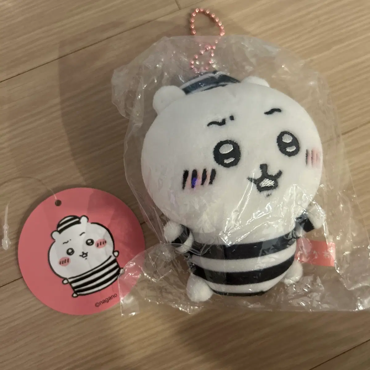 먼작귀 치이카와 감옥 죄수 마스코트 인형 굿즈